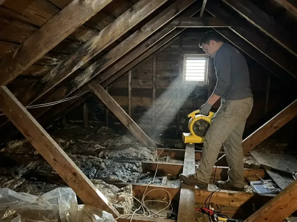 attic-water-damage-drying-proc-007 — frequently asked questions, Emergency Water Extraction & 24/7 Flood Response in Coatesv…